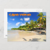 Tropisch eiland in Kaapverdië Briefkaart (Voorkant / Achterkant)