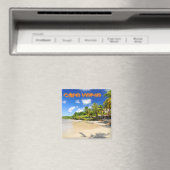 Tropisch eiland in Kaapverdië Magneet (Insitu (Vaatwasser))