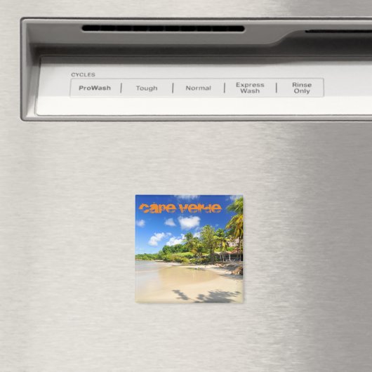 Tropisch eiland in Kaapverdië Magneet (Insitu (Vaatwasser))