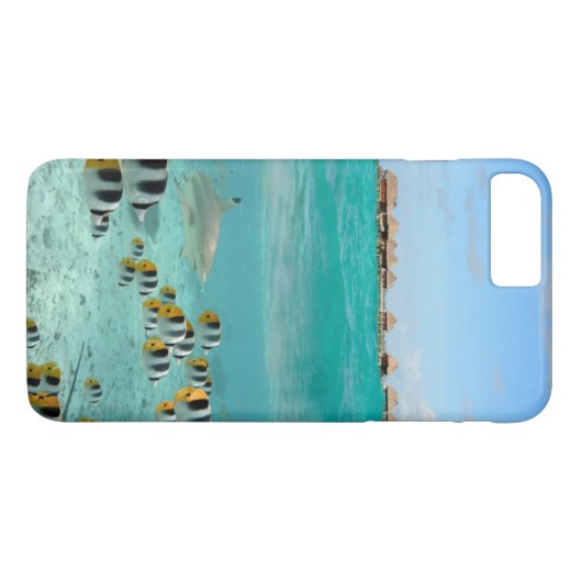 Tropisch eiland iPhone 7 plus hoesje (Achterkant (Horizontaal))