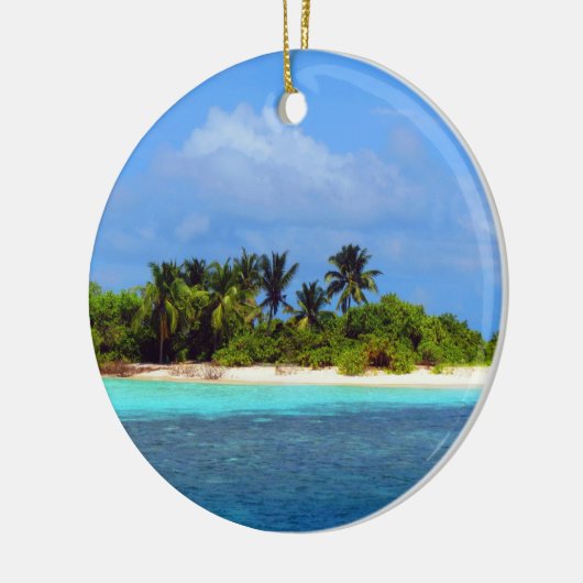 Tropisch eiland keramisch ornament (Links)