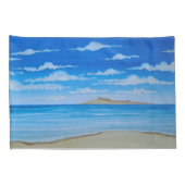 Tropisch eiland kussensloop (Achterkant-Rechts)