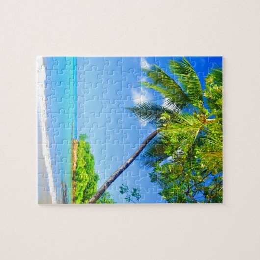 Tropisch eiland legpuzzel (Horizontaal)