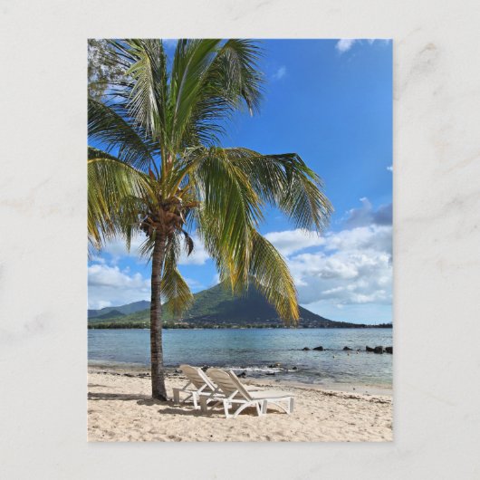 Tropisch eiland Lifestyle Briefkaart (Voorkant)