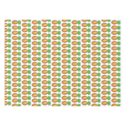 Tropisch eiland Luau Hawaiian Pineappelfruit Tafelkleed (Voorkant (Horizontaal))