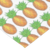 Tropisch eiland Luau Hawaiian Pineappelfruit Tafelkleed (Gekanteld)