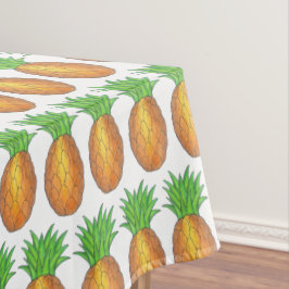 Tropisch eiland Luau Hawaiian Pineappelfruit Tafelkleed