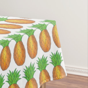 Tropisch eiland Luau Hawaiian Pineappelfruit Tafelkleed