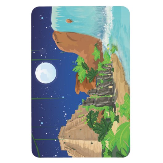 Tropisch eiland magneet (Verticaal)