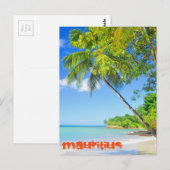 Tropisch eiland Mauritius Briefkaart (Voorkant / Achterkant)