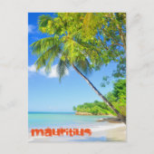 Tropisch eiland Mauritius Briefkaart (Voorkant)