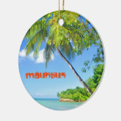 Tropisch eiland Mauritius Keramisch Ornament (Links)