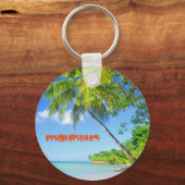 Tropisch eiland Mauritius Sleutelhanger (Voorkant)