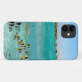 Tropisch eiland met haai en vissen Case-Mate iPhone case (Achterkant (horizontaal))