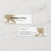 Tropisch eiland mini visitekaartje (Voorkant / Achterkant)