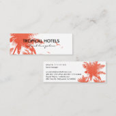 Tropisch eiland mini visitekaartje (Voorkant / Achterkant)