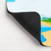 Tropisch eiland Mousepad Muismat (Hoek)