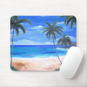 Tropisch eiland muismat (Met muis)