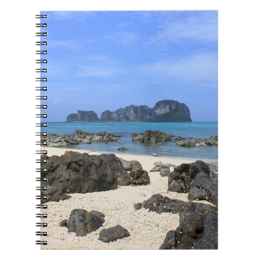 Tropisch eiland notitieboek (Voorkant)