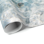 Tropisch eiland onder en boven water cadeaupapier (Rol Hoek)