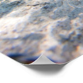 Tropisch eiland onder en boven water poster (Hoek)