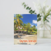 Tropisch eiland op de Kaaimaneilanden Briefkaart (Staand voorkant)
