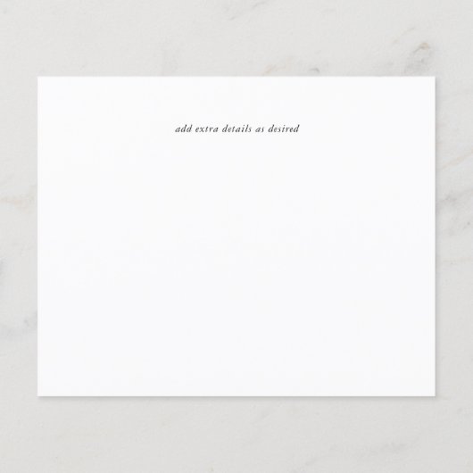 Tropisch eiland Palm Leaves Beach Wedding (Achterkant)