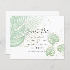 Tropisch eiland Palm Leaves Beach Wedding