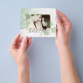 Tropisch eiland Palm Leaves Beach Wedding Flyer (Hand)