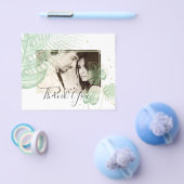 Tropisch eiland Palm Leaves Beach Wedding Flyer (Enkel)