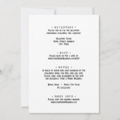 Tropisch eiland, palmbomen, blauwe Zeeen, Kaart (Achterkant)