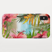Tropisch eiland Paradise Hibiscus Flowers Case-Mate iPhone Case (Achterkant (horizontaal))