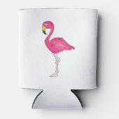 Tropisch eiland Paradise Hot Pink Flamingo Bird Blikjeskoeler (Voorkant)