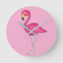 Tropisch eiland Paradise Hot Pink Flamingo Bird