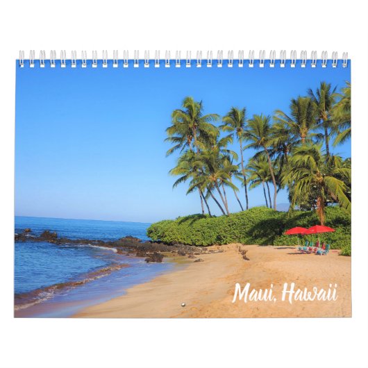 Tropisch eiland Paradise Maui Hawaii Kalender (Hoes)