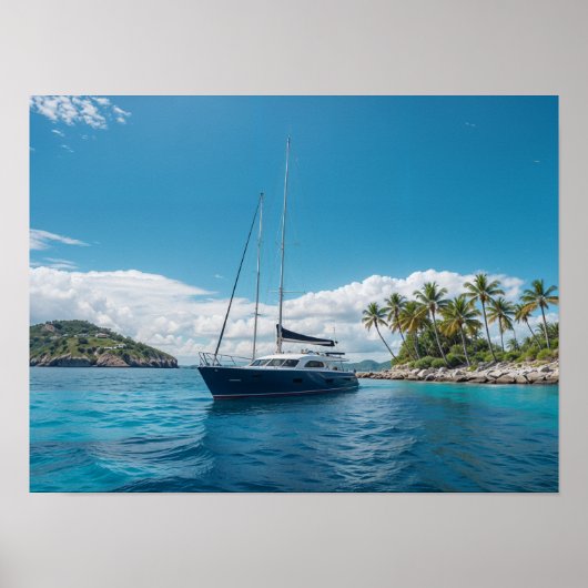 Tropisch eiland Paradise Poster (Voorkant)