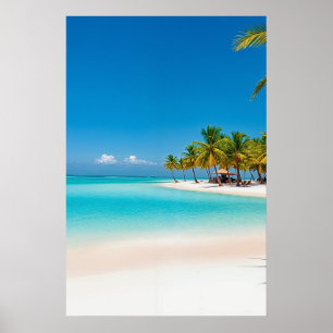 Tropisch eiland Paradise Poster