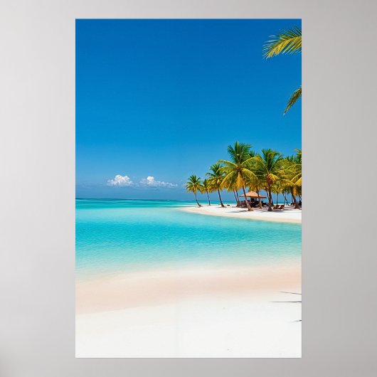 Tropisch eiland Paradise Poster (Voorkant)