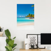 Tropisch eiland Paradise Poster (Thuiskantoor)