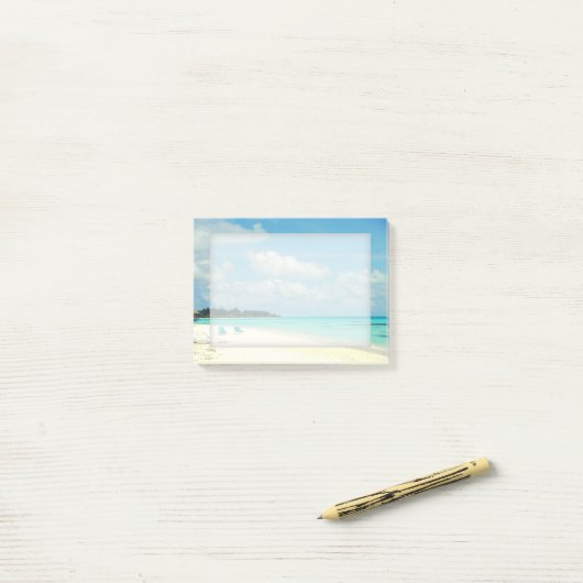  Tropisch eiland Paradise Sticky Notes (Op bureau)