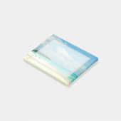 Tropisch eiland Paradise Sticky Notes (Schuin)