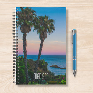 Tropisch eiland Paradise Sunset Persoonlijke naam Planner