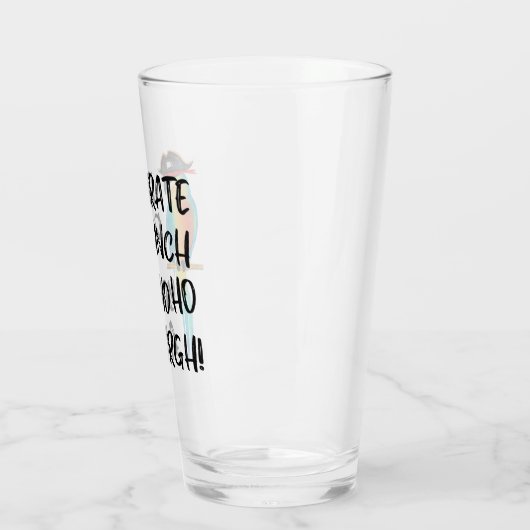 Tropisch eiland Parrot Pirate Punch Glas (Links)