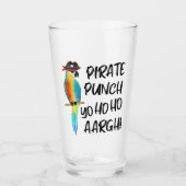 Tropisch eiland Parrot Pirate Punch Glas (Voorkant)