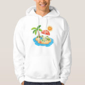 Tropisch eiland Picnic Hoodie (Voorkant)