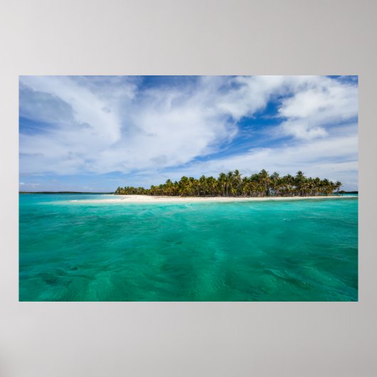 Tropisch eiland poster (Voorkant)