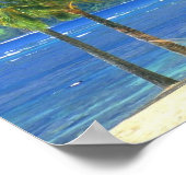 Tropisch eiland poster (Hoek)