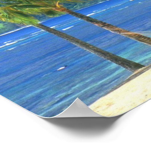 Tropisch eiland poster (Hoek)