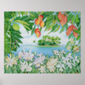Tropisch eiland poster (Voorkant)