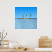 Tropisch eiland poster (Keuken)